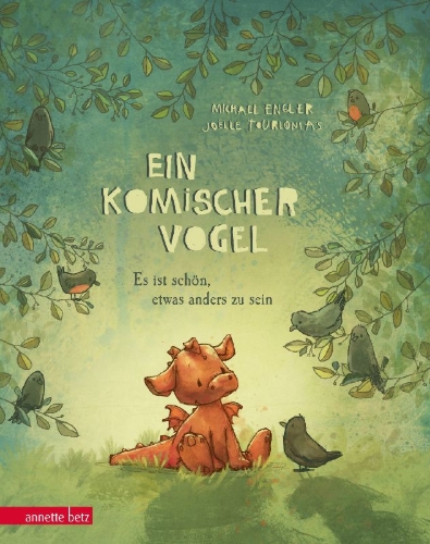 Buchcover und Innenansicht für das Buch: Ein komischer Vogel
