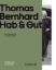 Buchcover und Innenansicht für das Buch: Thomas Bernhard - Hab & Gut