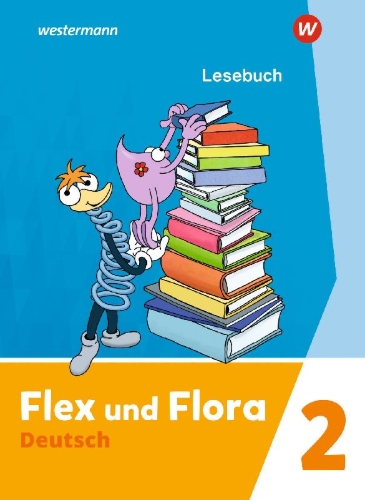 Buchcover und Innenansicht für das Buch: Flex und Flora 2. Lesebuch