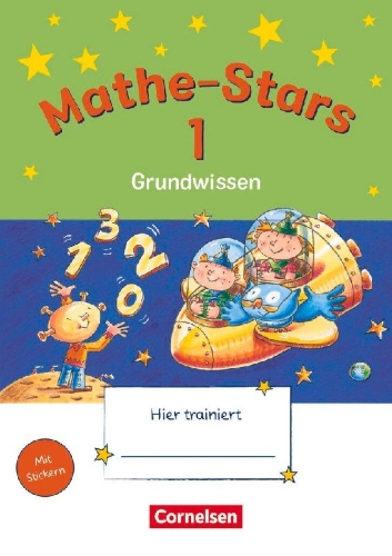 Buchcover und Innenansicht für das Buch: Mathe-Stars 1. Schuljahr. Grundwissen