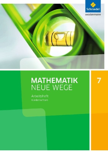 Buchcover und Innenansicht für das Buch: Mathematik Neue Wege SI 7. Arbeitsheft. G9. Niedersachsen