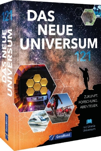 Buchcover und Innenansicht für das Buch: Das neue Universum