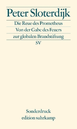 Buchcover und Innenansicht für das Buch: Die Reue des Prometheus