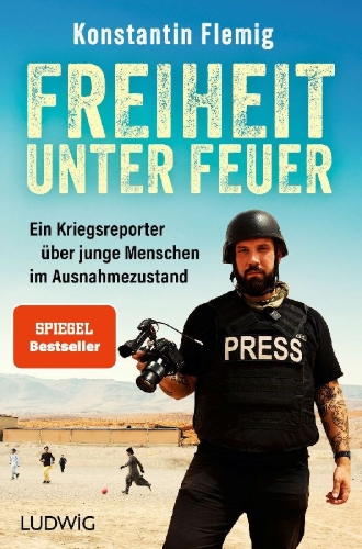 Buchcover und Innenansicht für das Buch: Freiheit unter Feuer