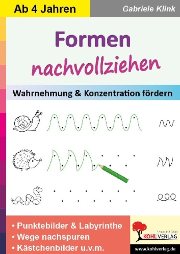 Buchcover und Innenansicht für das Buch: Formen nachvollziehen