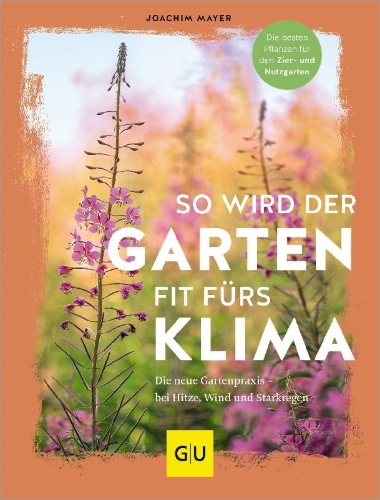 Buchcover und Innenansicht für das Buch: So wird der Garten fit fürs Klima