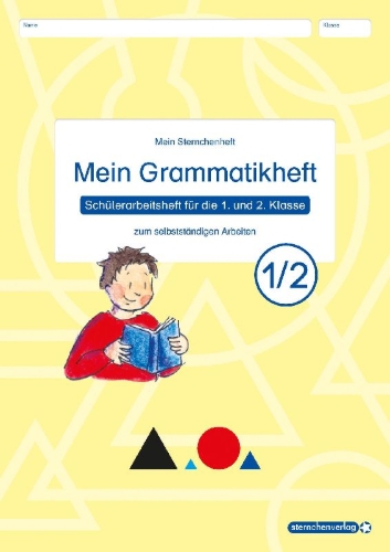 Buchcover und Innenansicht für das Buch: Mein Grammatikheft 1/2 für die 1. und 2. Klasse