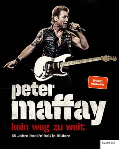 Buchcover und Innenansicht für das Buch: Peter Maffay. Kein Weg zu weit.