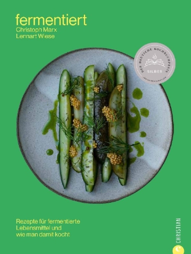 Buchcover und Innenansicht für das Buch: Fermentiert