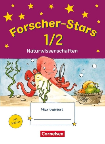 Buchcover und Innenansicht für das Buch: Forscher-Stars 1./2. Schuljahr - Naturwissenschaften