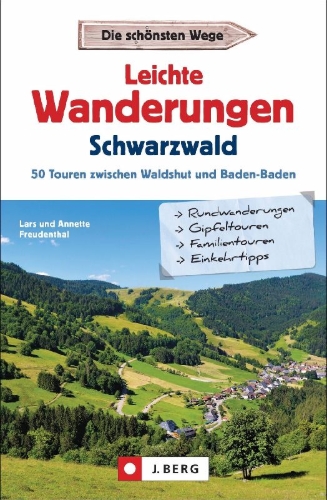 Buchcover und Innenansicht für das Buch: Leichte Wanderungen Schwarzwald