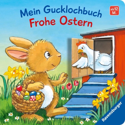 Buchcover und Innenansicht für das Buch: Mein Gucklochbuch: Frohe Ostern
