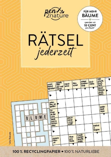Buchcover und Innenansicht für das Buch: Rätsel jederzeit