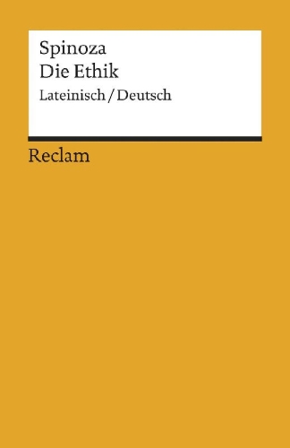 Buchcover und Innenansicht für das Buch: Die Ethik. Lateinisch/Deutsch