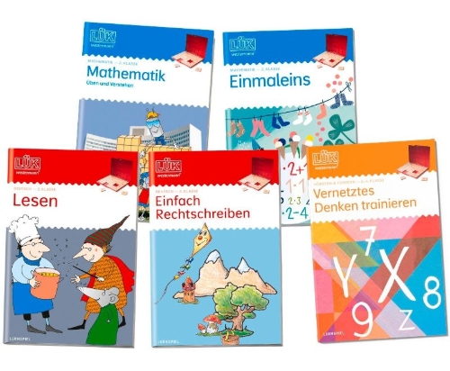 Buchcover und Innenansicht für das Buch: LÜK. Das Lernpaket für die 2. Klasse