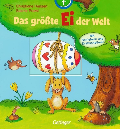 Buchcover und Innenansicht für das Buch: Das größte Ei der Welt