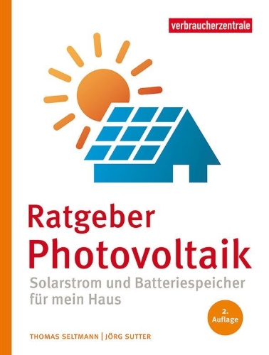 Buchcover und Innenansicht für das Buch: Ratgeber Photovoltaik