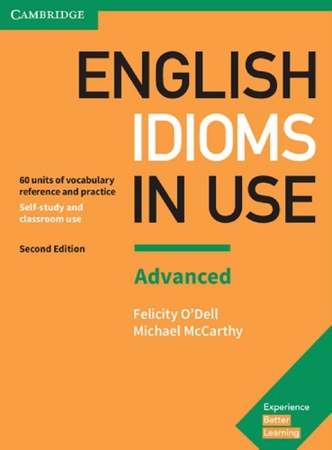 Buchcover und Innenansicht für das Buch: English idioms in Use Advanced. 2nd Edition. Book with answers