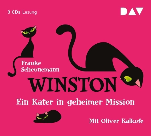 Buchcover und Innenansicht für das Buch: Winston 1: Ein Kater in geheimer Mission