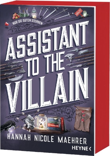 Buchcover und Innenansicht für das Buch: Assistant to the Villain - Morally Grey Fantasy Book 1
