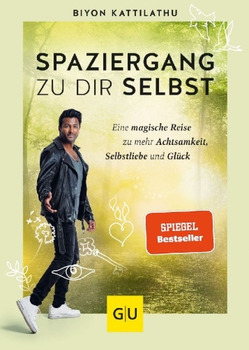 Buchcover und Innenansicht für das Buch: Spaziergang zu dir selbst