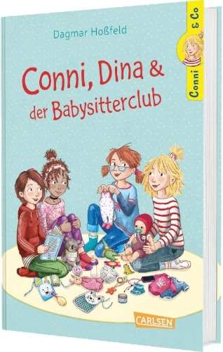 Buchcover und Innenansicht für das Buch: Conni & Co 12: Conni, Dina und der Babysitterclub