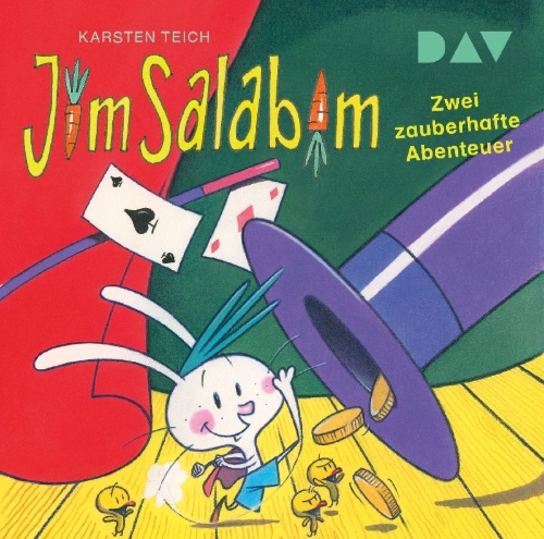 Buchcover und Innenansicht für das Buch: Jim Salabim - Zwei zauberhafte Abenteuer