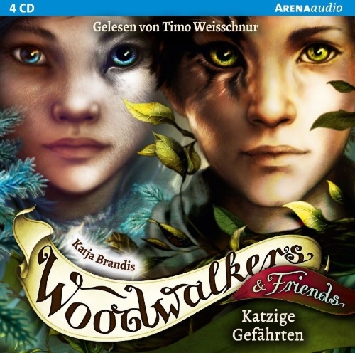 Buchcover und Innenansicht für das Buch: Woodwalkers & Friends. Katzige Gefährten
