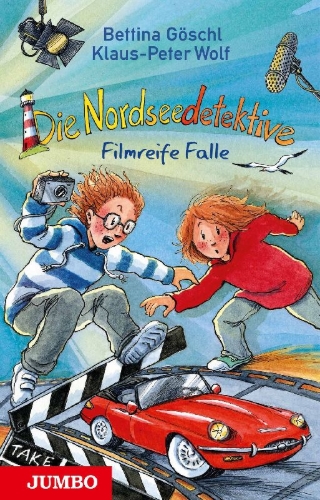 Buchcover und Innenansicht für das Buch: Die Nordseedetektive 09. Filmreife Falle