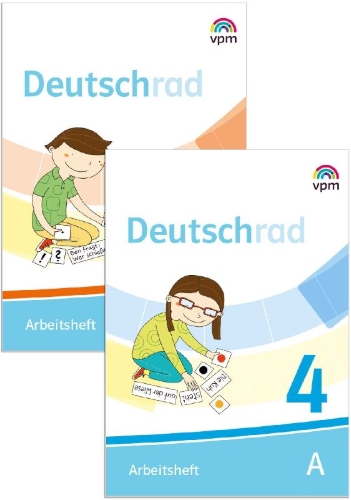 Buchcover und Innenansicht für das Buch: Deutschrad 3/4. Arbeitshefte Paket Klasse 3/4
