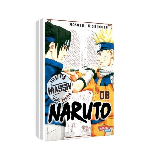 Buchcover und Innenansicht für das Buch: NARUTO Massiv 8