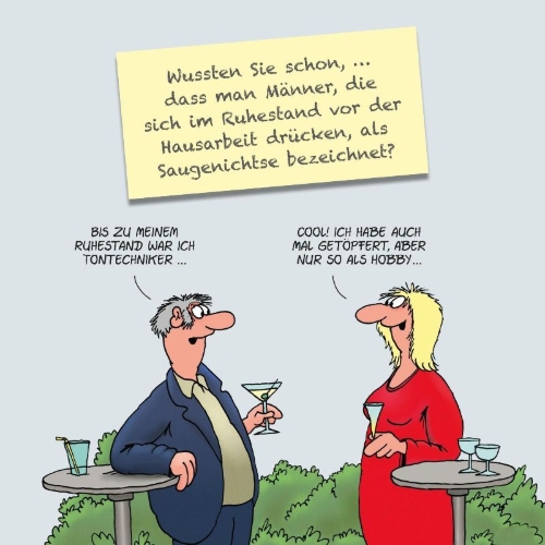 Buchcover und Innenansicht für das Buch: Im Ruhestand!