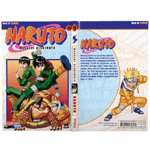 Buchcover und Innenansicht für das Buch: Naruto