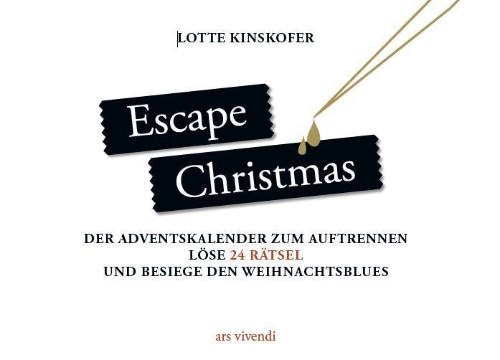 Buchcover und Innenansicht für das Buch: Escape Christmas - Adventskalender