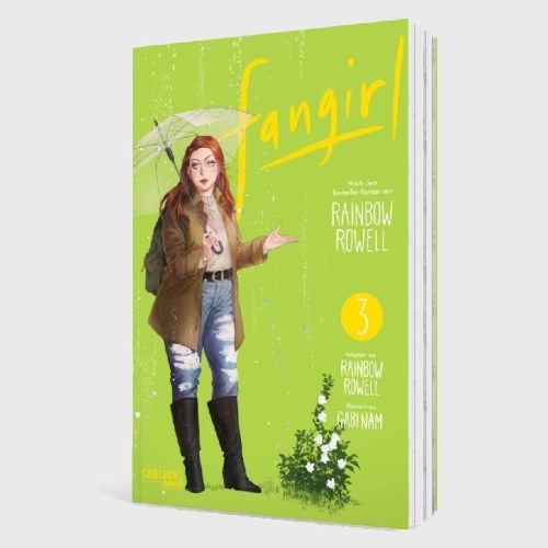 Buchcover und Innenansicht für das Buch: Fangirl: The Manga