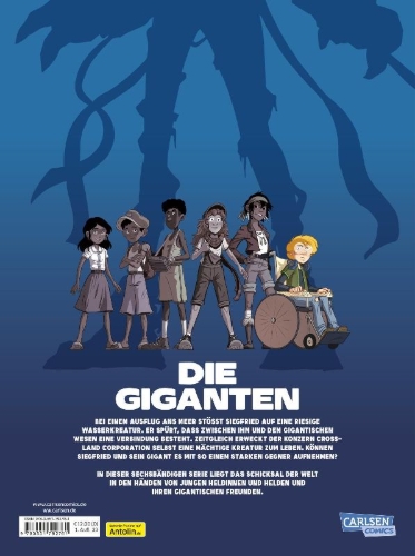 Buchcover und Innenansicht für das Buch: Die Giganten 2: Siegfried