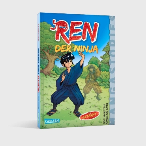 Buchcover und Innenansicht für das Buch: Ren, der Ninja   Band 3 - Getarnt