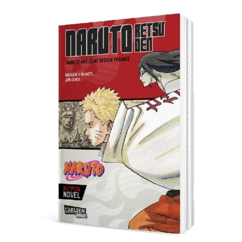 Buchcover und Innenansicht für das Buch: Naruto Retsuden: Naruto und seine besten Freunde (Nippon Novel)