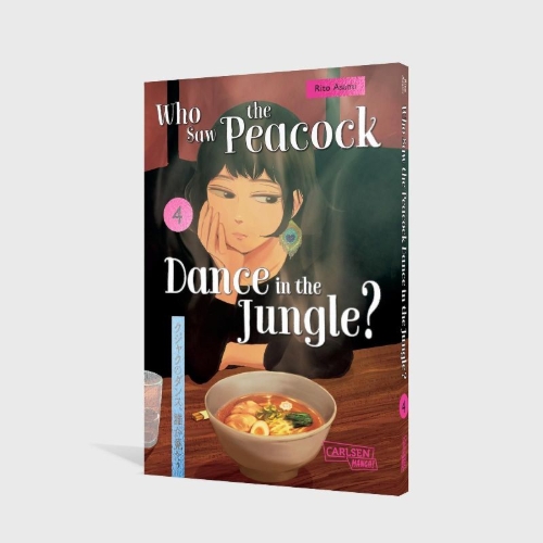 Buchcover und Innenansicht für das Buch: Kujaku no Dance, Dare ga Mita?