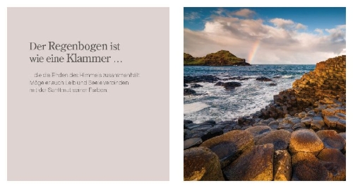 Buchcover und Innenansicht für das Buch: Möge Klarheit sich spiegeln auf dem Grunde deines Herzens