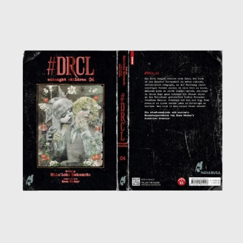 Buchcover und Innenansicht für das Buch: #DRCL midnight children
