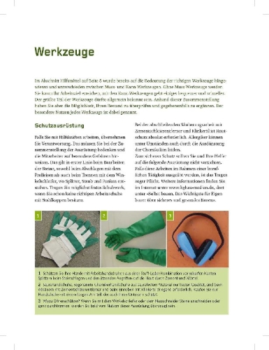 Buchcover und Innenansicht für das Buch: Bauen mit Ziegelsteinen