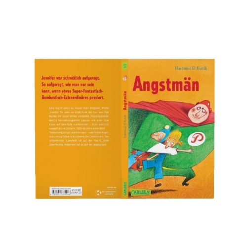 Buchcover und Innenansicht für das Buch: Angstmän