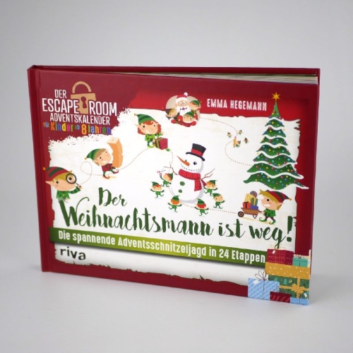 Buchcover und Innenansicht für das Buch: Der Weihnachtsmann ist weg!