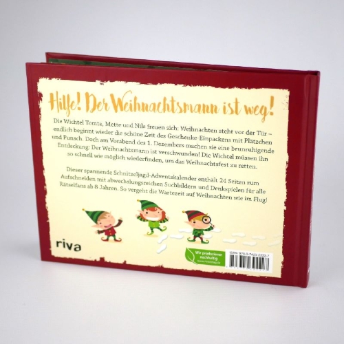 Buchcover und Innenansicht für das Buch: Der Weihnachtsmann ist weg!