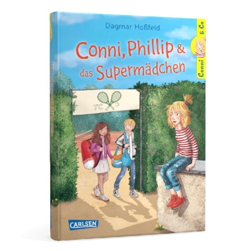 Buchcover und Innenansicht für das Buch: Conni & Co 7: Conni, Phillip und das Supermädchen