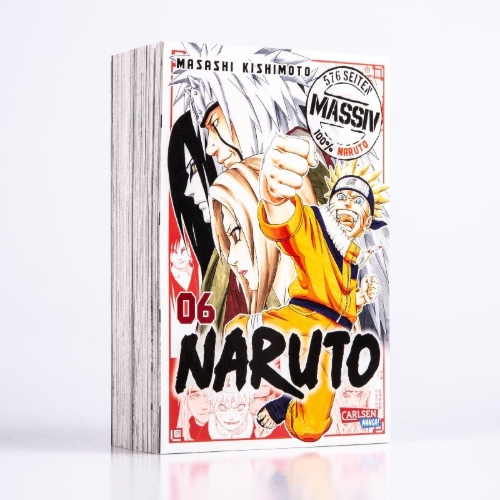 Buchcover und Innenansicht für das Buch: NARUTO Massiv 6