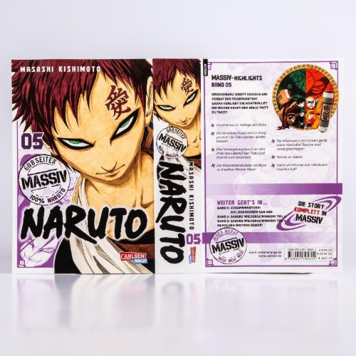 Buchcover und Innenansicht für das Buch: NARUTO Massiv 5
