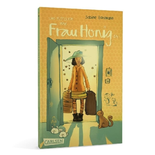 Buchcover und Innenansicht für das Buch: Und plötzlich war Frau Honig da