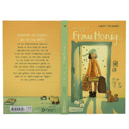 Buchcover und Innenansicht für das Buch: Und plötzlich war Frau Honig da